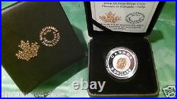 2014 Silver Flowers in Canada The Tulip Coin CLEARANCE