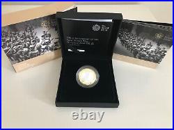 2014 Silver Proof The First World War Outbreak Two 2 Pound Coin