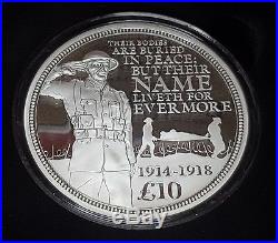 2014 The Centenary of the First World War 5 Ounce Silver Proof £10 Coin 9