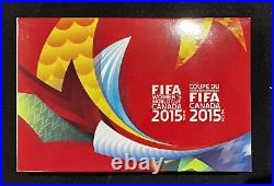 2015 $10 FIFA Women's World Cup Canada Pure. 999 Silver 6-Coin Set