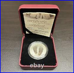 2015 $10 Welcome to the World Baby Feet Silver Coin