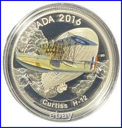 2015 $20 Fine Silver 1oz Canada Aircraft Of The First World War 3 Coin Set. X-043