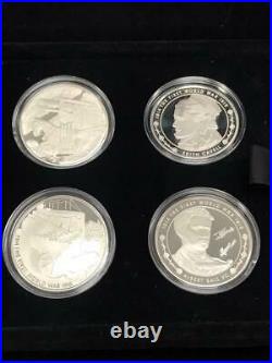 2015 6pc Silver Proof £5 100th Ann. First World War-A Story in Coins withBox & COA