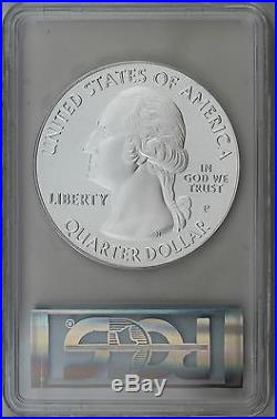 2015-P 25C Kisatchie NP 5 oz Silver First Strike PCGS SP69 World Money Fair COTY