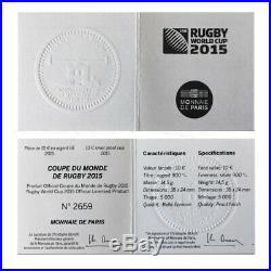 2015 Rugby World Cup 10 Proof Silver Coin