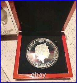 2016 $10 Centenary First World War 5oz Pure Silver Proof Colour Coin C. O. A 500