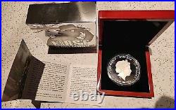 2016 $10 Centenary First World War 5oz Pure Silver Proof Colour Coin C. O. A 500