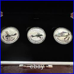 2016 $20 Fine Silver 1oz Canada Aircraft Of The First World War 3 Coin Set WithCas