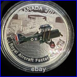 2016 $20 Fine Silver 1oz Canada Aircraft Of The First World War 3 Coin Set WithCas