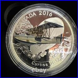 2016 $20 Fine Silver 1oz Canada Aircraft Of The First World War 3 Coin Set WithCas