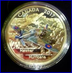 2016 $20X3 Fine Silver Coin Set Aircraft of the Second World War