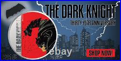 2016 BATMAN THE DARK KNIGHT RETURNS 2 oz. SILVER COIN FRANK MILLER DESIGN