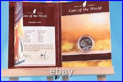 2016 Burkina Faso British Shorthair Cat 999 Silver Coin 500 Francs ULTRA RARE