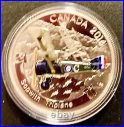 2016 Canada $20 Aircraft Of The First World War Set of 3 pure silver coins
