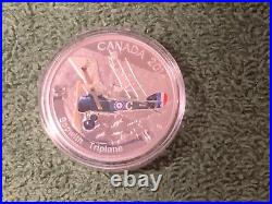 2016 Canada Coin Set Aircraft Of The First World War Proof Colourized