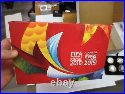 2016 RCM FIFA Women's World Cup 6-Coin. 9999 Fine Silver Set with Boxes & COA