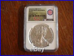 2016 Silver American Eagle NGC MS70 Chicago Cubs World Series Champions