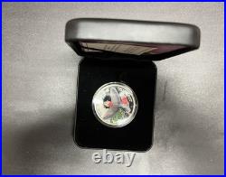 2017 $5 Silver Proof 3D Coin World of Parrots Pink & Grey Galah