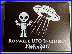 2017 Burkina Faso Roswell UFO Incident 2 x 1oz Set Silver Coins 1000 Francs