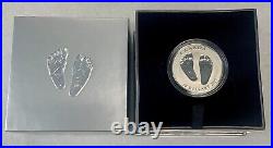 2017 Canada Fine Silver Proof $10 Welcome to the World Baby Feet Coin