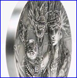 2017 Cook Island $20 QUETZALCOATL Gods Of The World 3 Oz Silver Coin