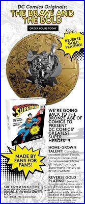 2017 DC Comics Originals Brave And Bold Silver Coin
