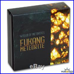 2018 2oz Niue Fukang World of Meteorites Copper Antique Finish Silver Coin