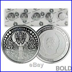 2018 Anguilla Silver Lobster 1 oz (5 Coins)