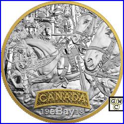 2018'Canada -First World War Allied Forces' Prf $20 Fine Silver Coin(18515)(NT)