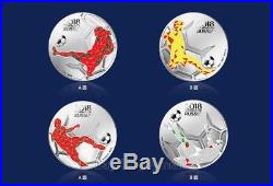 2018 Fifa World Cup Collection of Official Ag999 Silver Medals Coin
