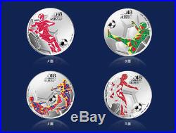 2018 Fifa World Cup Collection of Official Ag999 Silver Medals Coin