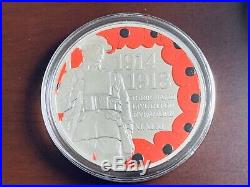 2018 First World War Silver Proof 3 X Remembrance Day £5 Five Pounds Coin Set