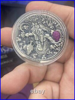 2018 Niue 2oz CRONUS Coin. 500 Minted Worldwide