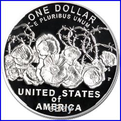 2018 Proof World War I Silver Dollar Army Medal 2pc Set Box OGP & COA