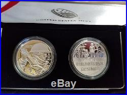 2018 World War I Centennial Proof Silver Coin and Service Medal Set ALL 5 WWI