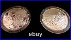 2018 World War I Centennial Silver Dollar Coin and Coast Guard Medal 2 Piece Set