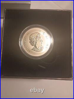 2019 1/2 Oz Fine Silver. 999 Welcome To The World Canada Tiny Feet's With Coa