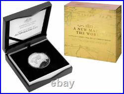 2019 $5 Silver Proof Domed Coin 1812 New Map of the World Captain Cook's Tracks