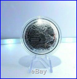2019 $5 Silver Proof Domed Coin A New Map of the World Rare Collectable
