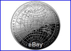 2019 Australia A New Map Of The World $5 Fine Silver Proof Domed Coin RAM
