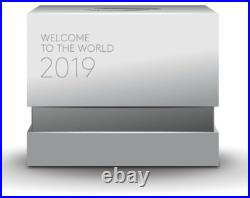 2019 Canada $10 Welcome to the World Baby Feet Pure Silver Coin, Scarce Date