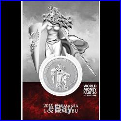 2019 Germania 1 oz. Silver Coin BU World Money Fair Coin