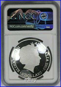 2019 NGC Australia $5 1626 New Map of the World PF70 UC 3D Domed Silver Coin