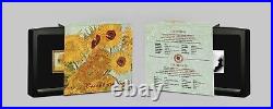 2019 SUNFLOWERS Vincent Van Gogh -Treasures of World Painting 1oz Silver Coin