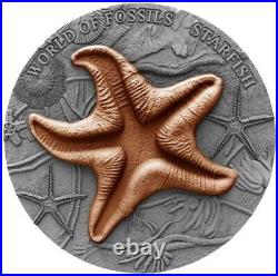 2019 Starfish World of fossils 1 oz silver coin