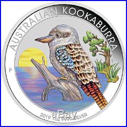 2019 World Money Fair Special Australian Kookaburra 1oz $1 Silver Colored Coin