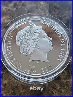 2020 $25.9999 Silver Coin Discovery of New World Leif Erikson 5 Oz MOP Inlay 2020 $25.9999 Silver Coin Discovery of New World Leif Erikson 5 Oz MOP Inlay