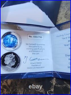 2020 $25.9999 Silver Coin Discovery of New World Leif Erikson 5 Oz MOP Inlay 2020 $25.9999 Silver Coin Discovery of New World Leif Erikson 5 Oz MOP Inlay