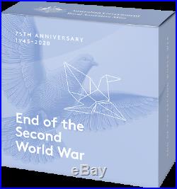2020 $5 End of the Second World War WWII 1oz Silver Proof Coin