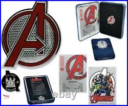 2020 AVENGERS LOGO 1 Oz SILVER COIN Fiji Unopened From mint